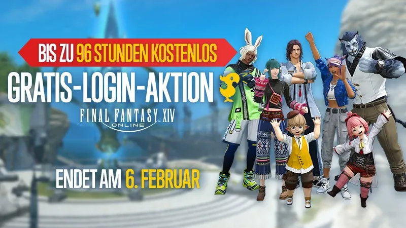 Final Fantasy XIV Online - Gratis Login-Aktion