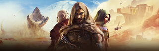 Dune: Awakening – offizielles Steam-Key-Art mit Arrakis.
