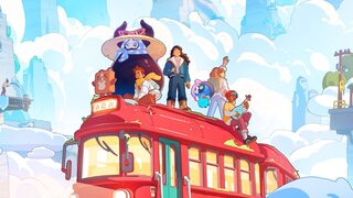 Spirit Crossing – Spielerfiguren in der Welt über den Wolken