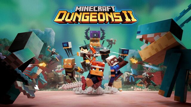 Minecraft Dungeons II – offizielles Key-Art zur gamescom 2026