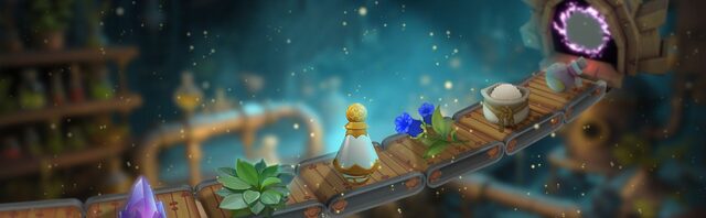 Alchemy Factory mit alchemistischer Produktionsanlage