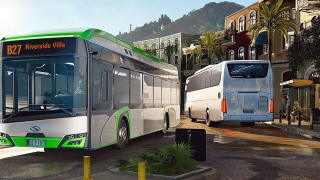 Bus Simulator 27 mit Stadtbus und Reisebus in Felicia Bay