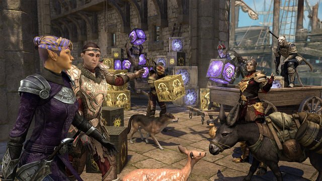 The Elder Scrolls Online – Charaktere zwischen verschiedenen Kronen-Kisten