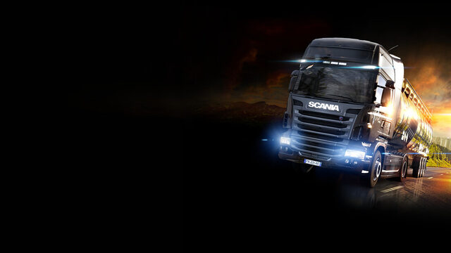 Ein Lkw auf einer Straße in Euro Truck Simulator 2