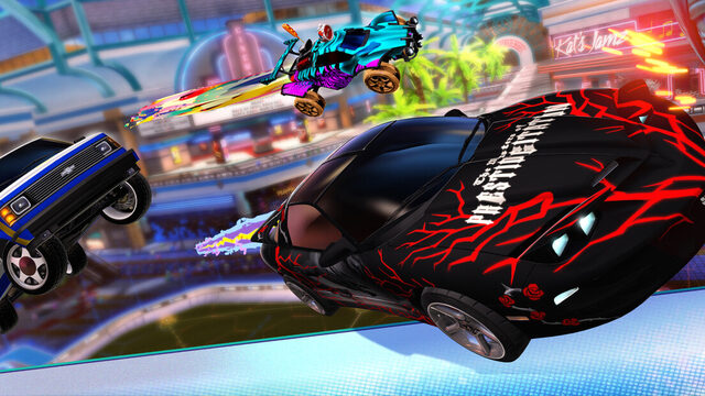 Rocket League – Fahrzeuge auf dem Spielfeld