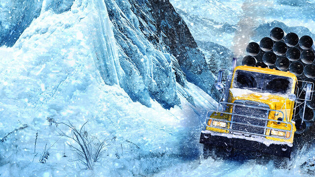 SnowRunner – Offroad-Truck in schwierigem Gelände