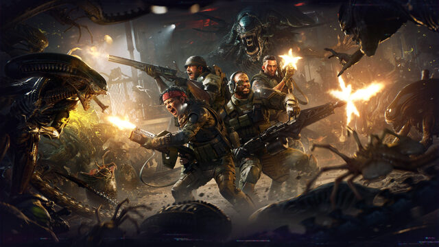 Düstere Spielszene aus Aliens: Fireteam Elite 2