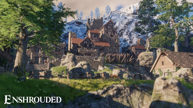 Enshrouded – Szene aus der Fantasy-Spielwelt